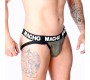 Macho Underwear MACHO - MX27GR JOCK LEATHER GRAY BEIGE L