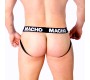 Macho Underwear MACHO - MX27GR JOCK LEATHER GRAY BEIGE L