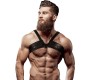 Fetish Submissive Attitude MENS BRIGADE ECO-LEATHER CHEST HARNESS