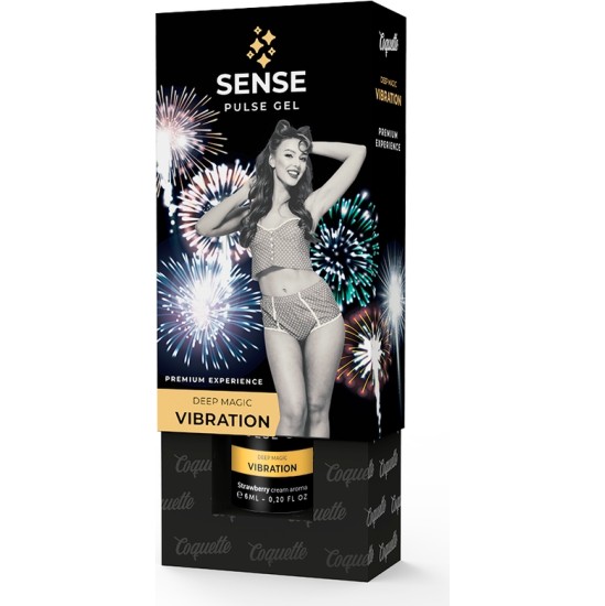 Coquette Cosmetics COQUETTE CHIC DESIRE - PULSE GEL STRAWBERRY MAGIC VIBRATION PREMIUM 6ML