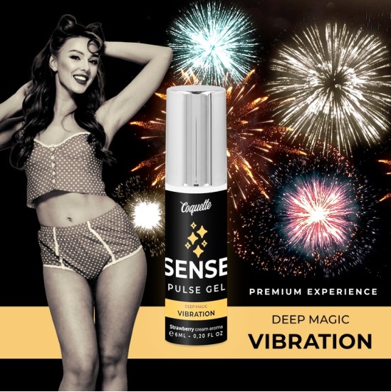 Coquette Cosmetics COQUETTE CHIC DESIRE - PULSE GEL STRAWBERRY MAGIC VIBRATION PREMIUM 6ML