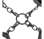 Fetish Submissive Bondage FETISH SUBMISSIVE - SET OF HAND AND ANKLE HANDCUFFS WITH NOPRENE LINING