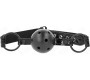 Kink Collar & Gag KINK - DIAMOND PATTERN BALL 4.5 CM GAG MODEL 3 64.5 CM ADJUSTABLE 42-60 CM