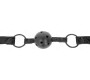 Kink Collar & Gag KINK - DIAMOND PATTERN BALL 4.5 CM GAG MODEL 3 64.5 CM ADJUSTABLE 42-60 CM