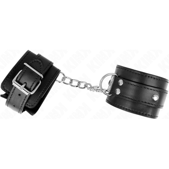 Kink Wrist Restraint KINK - 3 D-RING WRIST RESTRAINTS ADJUSTABLE BLACK 17.5-25 CM X 6 CM