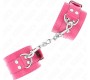 Kink Wrist Restraint KINK - WRIST RESTRAINTS RASPBERRY ROSE WITH RASPBERRY ROSE LINING ADJUSTABLE 20-28 CM X 5.5 CM