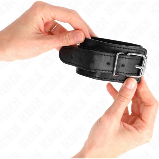Kink Wrist Restraint KINK - THIN WRIST RESTRAINTS BLACK ADJUSTABLE 21-33 CM