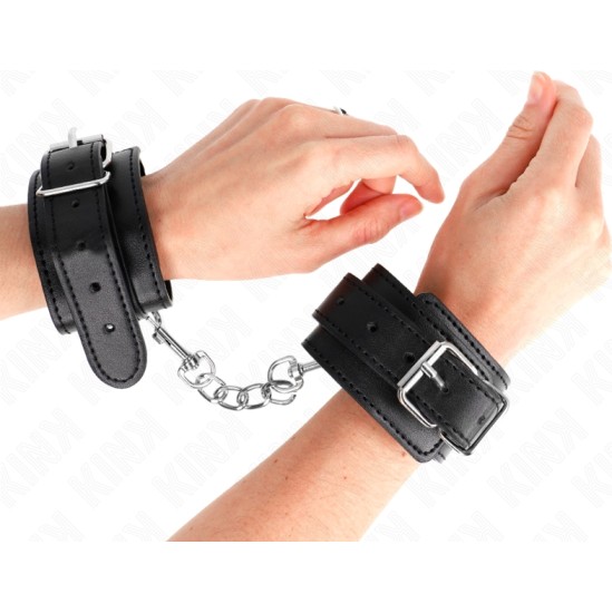 Kink Wrist Restraint KINK - THIN WRIST RESTRAINTS BLACK ADJUSTABLE 21-33 CM