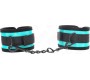 Kink Wrist Restraint KINK - HOOK AND LOOP NYLON BIND WRIST RESTRAINTS BLACK-BLUE ADJUSTABLE 18-32 CM X 5 CM