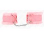 Kink Wrist Restraint KINK - FURRY LINED WRIST RESTRAINTS PINK ADJUSTABLE 17-31 CM X 7 CM