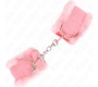 Kink Wrist Restraint KINK - FURRY LINED WRIST RESTRAINTS PINK ADJUSTABLE 17-31 CM X 7 CM