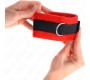 Kink Wrist Restraint KINK - BEGINNER FUR HAND CUFFS BLACK-RED 30 X 7 CM