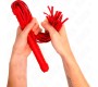Kink Impact & Touch KINK - WHIP WITH RED TEXTURED HANDLE 48.5 CM