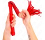 Kink Impact & Touch KINK - WHIP WITH RED TEXTURED HANDLE 48.5 CM