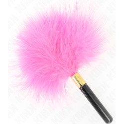Kink Impact & Touch KINK - FUCHSIA GOLD METAL TICKLE FEATHERS 18 CM
