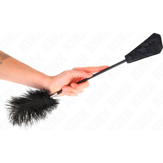 Kink Impact & Touch KINK - OSTRICH FEATHERS FOR TICKLE WITH LACE PALLET 56 CM