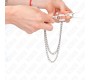 Kink Nipple Grip KINK - NIPPLE CLAMPS WITH 2 THIN CHAINS SILVER 20/23 CM