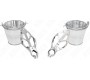 Kink Nipple Grip KINK - JAPANESE CLOVER NIPPLE CLAMPS WITH BUCKETS SILVER
