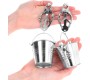 Kink Nipple Grip KINK - JAPANESE CLOVER NIPPLE CLAMPS WITH BUCKETS SILVER