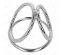 Kink Ring Power KINK - TRIPLE CHROME METAL PENIS RING 3.8 CM TO 5 CM MODEL 2