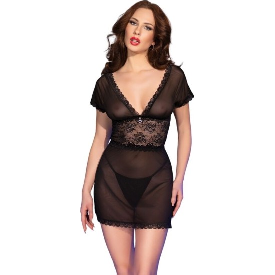 Chilirose Babydolls CHILIROSE - CR 4830 BABYDOLL BLACK L