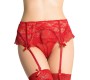 Queen Lingerie THONG WITH LACE GARTER S/M