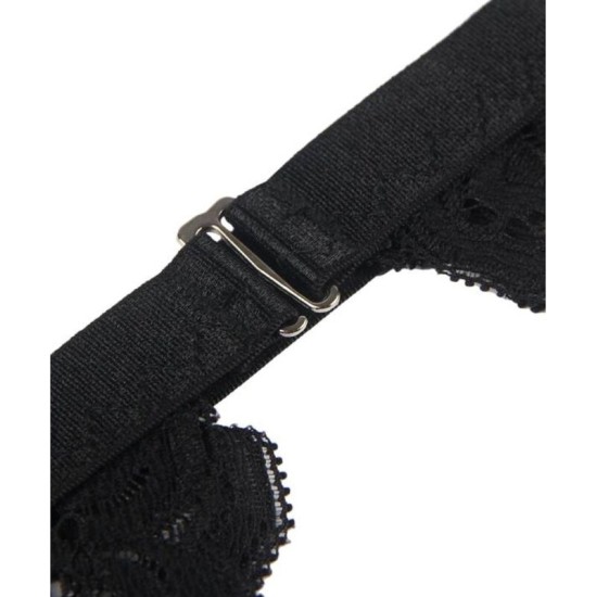 Subblime Sets SUBBLIME - SET THREE PIECES SET BRA+ GARTER BELT + THONG L/XL