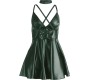 Subblime Dresses SUBBLIME - 955441 DRESS WITH GREEN LEATHER STRAPS L/XL