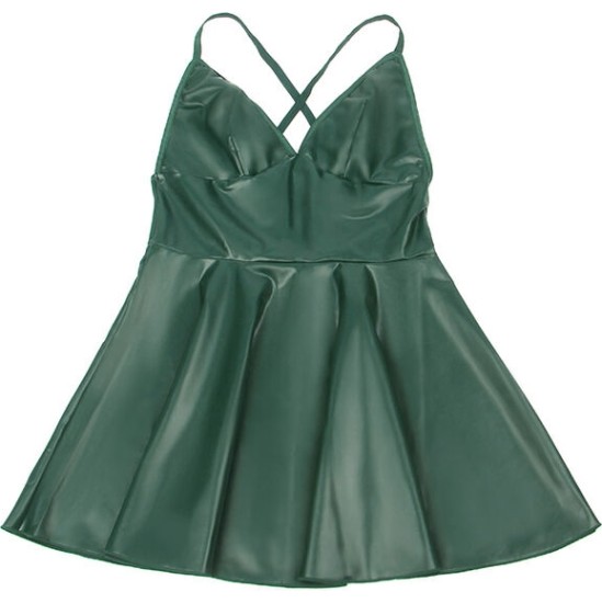 Subblime Dresses SUBBLIME - 955441 DRESS WITH GREEN LEATHER STRAPS L/XL
