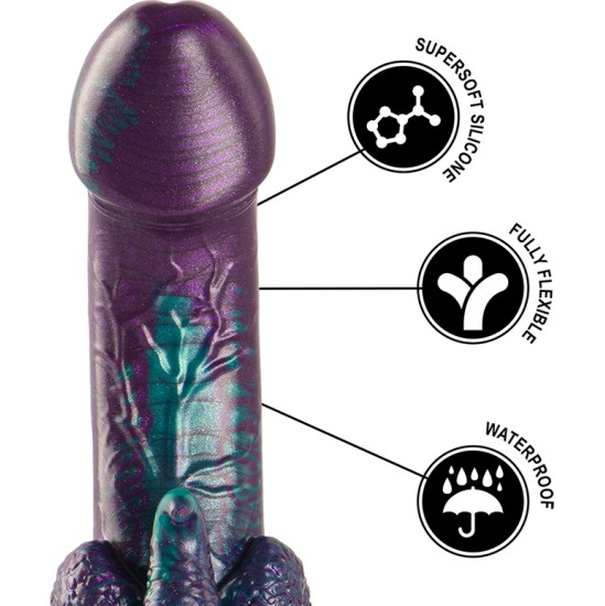 Epic BASILISK DILDO DOUBLE SCALY PLEASURE SMALL SIZE
