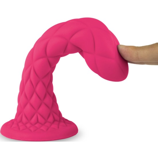 Silexd DREAMY DILDO FANTASY LIQUID SILICONE THERMOREACTIVE FUCHSIA 18.5 CM