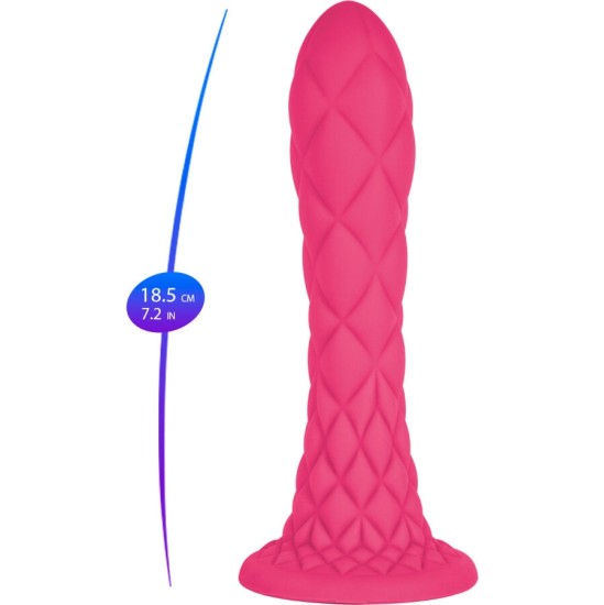 Silexd DREAMY DILDO FANTASY LIQUID SILICONE THERMOREACTIVE FUCHSIA 18.5 CM