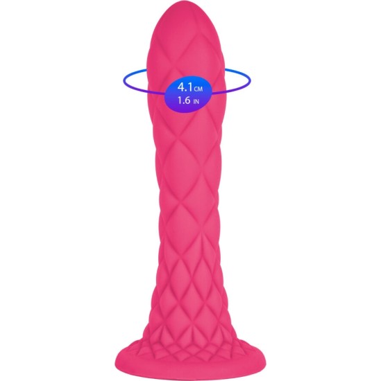 Silexd DREAMY DILDO FANTASY LIQUID SILICONE THERMOREACTIVE FUCHSIA 18.5 CM