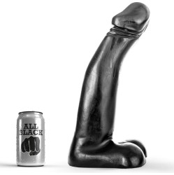 All Black REALISTIC BLACK FISTING DILDO 29 CM