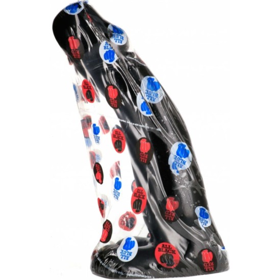 All Black REALISTIC BLACK FISTING DILDO 29 CM