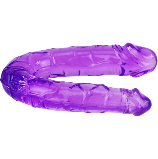 Baile Anal BAILE - DOUBLE DILDO IN LILAC FLEXIBLE JELLY