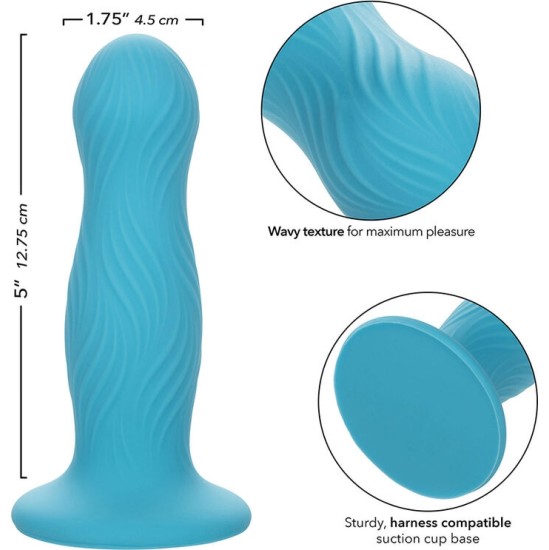 Calexotics WAVE RIDER SWELL ANAL PLUG BLUE