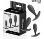 Addicted Toys SET OF 3 ANAL PLUG SILICONE MODEL 2