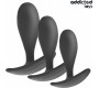 Addicted Toys SET OF 3 ANAL PLUG SILICONE MODEL 2
