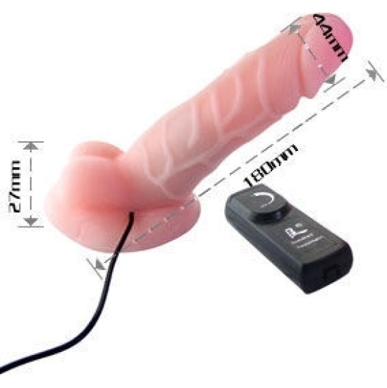 Baile Vibrators BAILE - REALISTIC PENIS ROTATOR CIBERSKING LOVECLONE