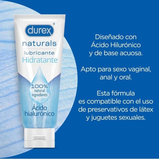 Durex Lubes DUREX - NATURALS MOISTURIZING LUBE 100 ML