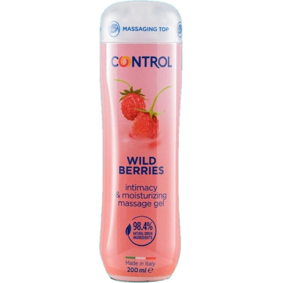 Control Lubes CONTROL - MASSAGE GEL 3 IN 1 WILD BERRIES 200 ML