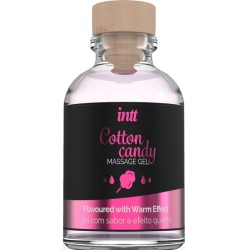 Intt Massage & Oral Sex MASSAGE GEL WITH COTTON CANDY FLAVOR AND HEATING EFFECT