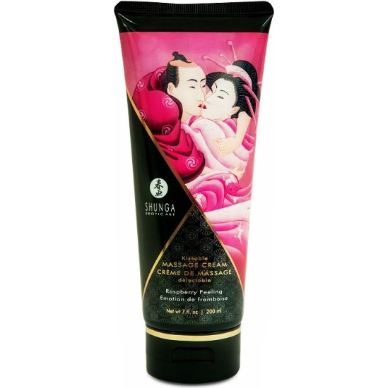 Shunga Massage Cream SHUNGA - RASPBERRY MASSAGE CREAM 200 ML