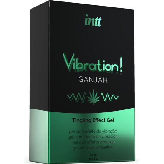 Intt Unisex Arousal Gel INTT - POWERFUL INTIMATE STIMULANT LIQUID VIBRATING GEL CANNABIS 15ML