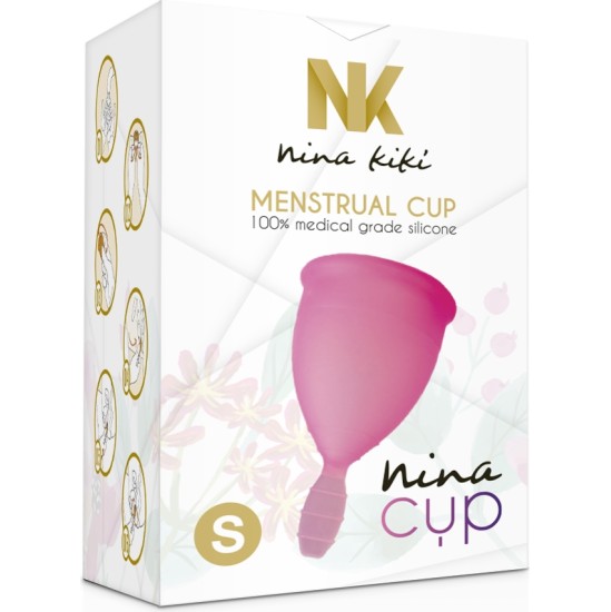 Nina Kik&iacute; MENSTRUAL CUP PINK - SIZE S