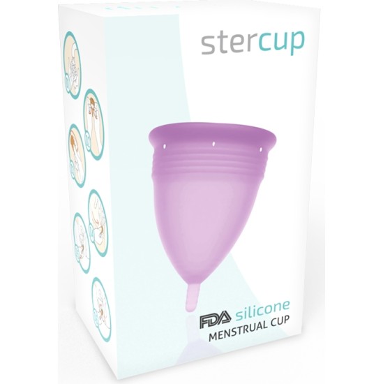 Stercup FDA SILICONE MENSTRUAL CUP VIOLET - SIZE S