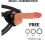 Cyber Silicock STRAP-ON FREEMAN LIQUID SILICONE WITH 3 RINGS FREE 20 CM -O- 3.8 CM