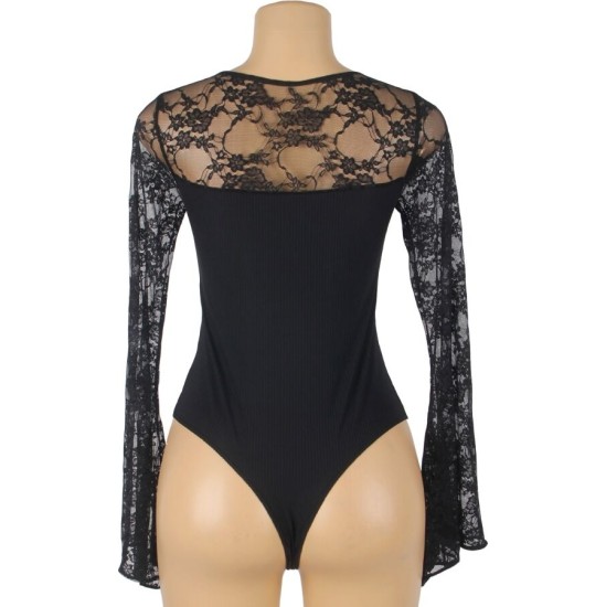 Subblime Bodies SUBBLIME - TEDDY FLORAL PATTERN LONG SLEEVE S/M