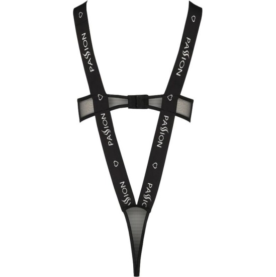 Passion Woman Teddies PASSION - KYOUKA TEDDY BLACK L/XL